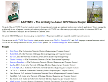 Tablet Screenshot of absynth-project.org